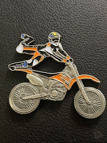 Geocoin orange motorbike new - geocoin,